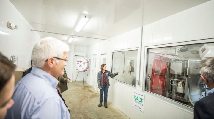 Robotic Milking Facility inside