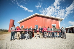 Ribbon Cutting, Robotic Milking Facility