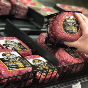 photo of locally raised Kentucky beef package