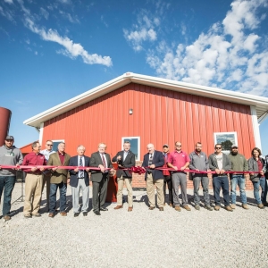 Ribbon Cutting, Robotic Milking Facility